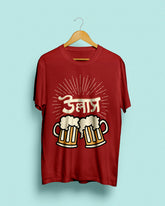 Ullash | Bong Graphic Tees | Maroon